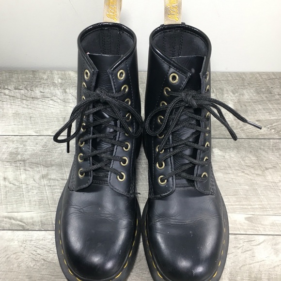 Dr Doc Docs Martens 14045 Vegan Felix Womens Combat Lace Up Boots Size UK 5 US 7 - Picture 4 of 11